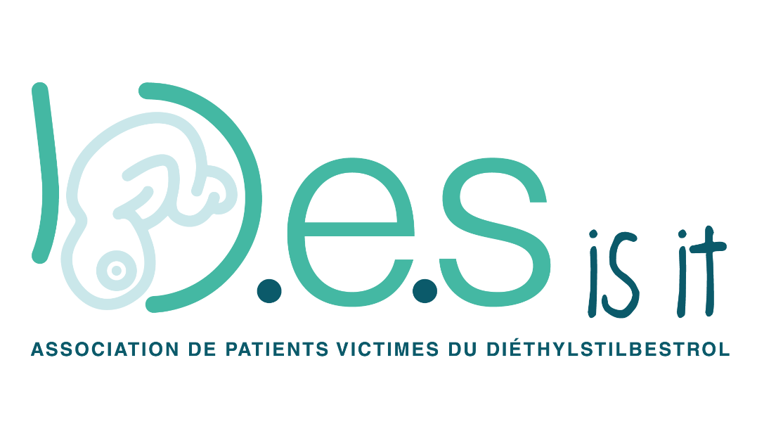 Logo de D.E.S is it, association de patients victimes du diéthylstilbestrol