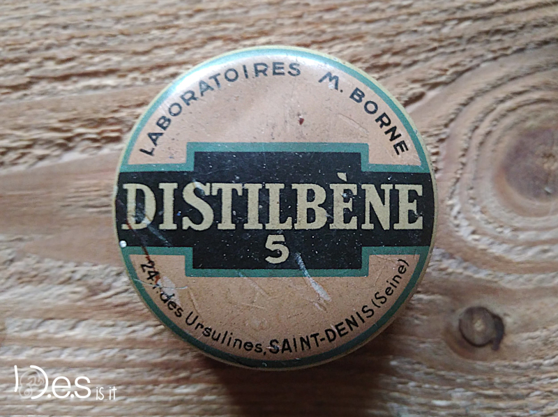 <p>Boite de Distilbène® rouge dosée à 5mgr par les laboratoires M Borne.</p>