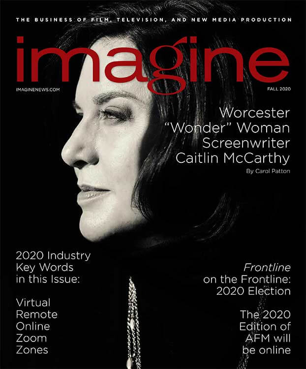 Caitlin McCarthy, scénariste du film Wonder Drug (sur le DES) en couverture du magazine Imagine